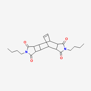 5,12-dibutyl-5,12-diazapentacyclo[7.5.2.0~2,8~.0~3,7~.0~10,14~]hexadec-15-ene-4,6,11,13-tetrone