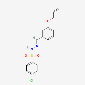 N'-[3-(allyloxy)benzylidene]-4-chlorobenzenesulfonohydrazide