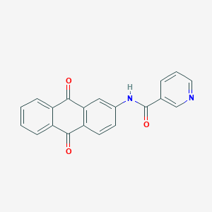 N-(9,10-dioxoanthracen-2-yl)pyridine-3-carboxamide