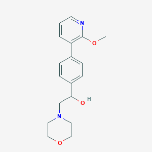 1-[4-(2-methoxypyridin-3-yl)phenyl]-2-morpholin-4-ylethanol