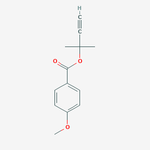 molecular formula C13H14O3 B389145 2-Methylbut-3-yn-2-yl 4-methoxybenzoate CAS No. 294619-87-7