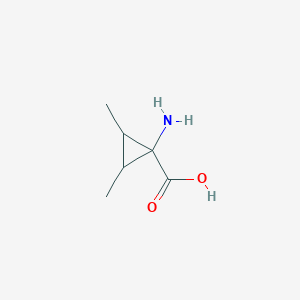 molecular formula C6H11NO2 B038916 1-Amino-2,3-dimethylcyclopropane-1-carboxylic acid CAS No. 116498-06-7