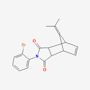 2-(2-bromophenyl)-8-(propan-2-ylidene)-3a,4,7,7a-tetrahydro-1H-4,7-methanoisoindole-1,3(2H)-dione