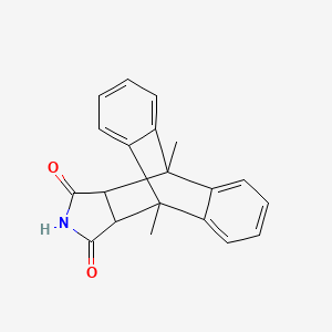 1,8-Dimethyl-17-azapentacyclo[6.6.5.0~2,7~.0~9,14~.0~15,19~]nonadeca-2,4,6,9,11,13-hexaene-16,18-dione (non-preferred name)