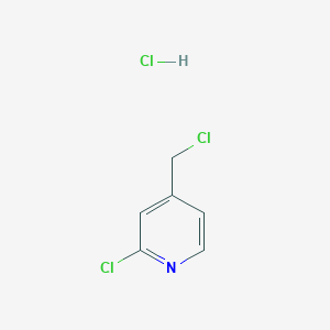 molecular formula C6H6Cl3N B038919 2-Chloro-4-(chloromethyl)pyridine hydrochloride CAS No. 117934-37-9
