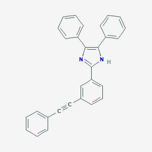 molecular formula C29H20N2 B389209 4,5-diphenyl-2-[3-(phenylethynyl)phenyl]-1H-imidazole 