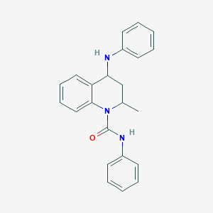 4-anilino-2-methyl-N-phenyl-3,4-dihydro-2H-quinoline-1-carboxamide