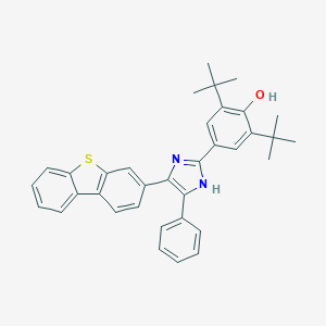 2,6-ditert-butyl-4-(4-dibenzo[b,d]thien-3-yl-5-phenyl-1H-imidazol-2-yl)phenol