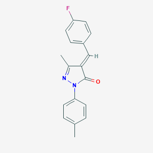 4-(4-fluorobenzylidene)-5-methyl-2-(4-methylphenyl)-2,4-dihydro-3H-pyrazol-3-one