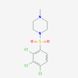 molecular formula C11H13Cl3N2O2S B389355 1-Methyl-4-[(2,3,4-trichlorophenyl)sulfonyl]piperazine CAS No. 325813-36-3