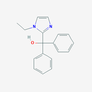 molecular formula C18H18N2O B389369 (1-ethyl-1H-imidazol-2-yl)(diphenyl)methanol 