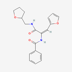 N-(2-(2-furyl)-1-{[(tetrahydro-2-furanylmethyl)amino]carbonyl}vinyl)benzamide