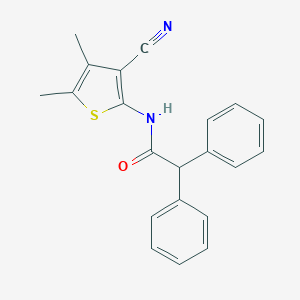 N-(3-cyano-4,5-dimethyl-2-thienyl)-2,2-diphenylacetamide