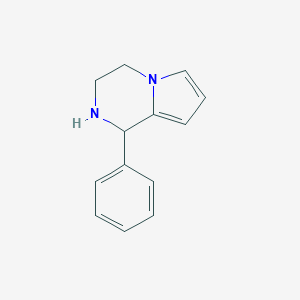 molecular formula C13H14N2 B038939 1-苯基-1,2,3,4-四氢吡咯并[1,2-a]吡嗪 CAS No. 112758-89-1