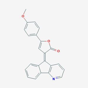 3-(5H-indeno[1,2-b]pyridin-5-yliden)-5-(4-methoxyphenyl)-2-furanone