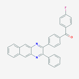 (4-Fluorophenyl)[4-(3-phenylbenzo[g]quinoxalin-2-yl)phenyl]methanone