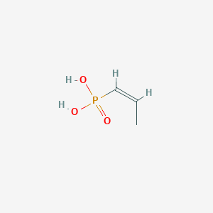 molecular formula C3H7O3P B038942 cis-Propenylphosphonic acid CAS No. 25383-06-6