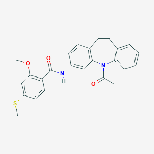molecular formula C25H24N2O3S B389437 Cambridge id 6997601 