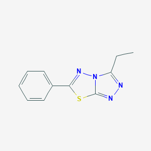 3-Ethyl-6-phenyl[1,2,4]triazolo[3,4-b][1,3,4]thiadiazole