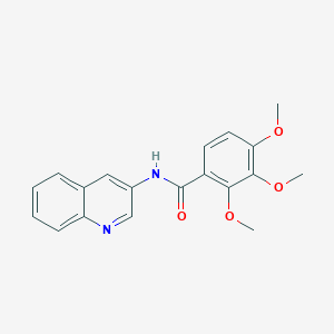 2,3,4-trimethoxy-N-(3-quinolinyl)benzamide