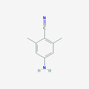 molecular formula C9H10N2 B038947 4-Amino-2,6-dimethylbenzonitrile CAS No. 114820-10-9