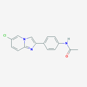 molecular formula C15H12ClN3O B389484 N-[4-(6-chloroimidazo[1,2-a]pyridin-2-yl)phenyl]acetamide CAS No. 118000-63-8