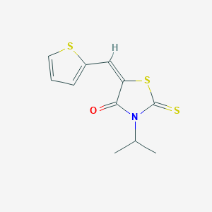 3-isopropyl-5-(2-thienylmethylene)-2-thioxo-1,3-thiazolidin-4-one