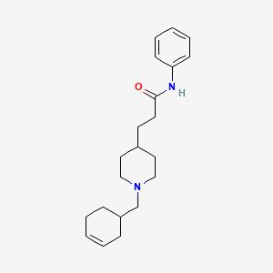 3-[1-(3-cyclohexen-1-ylmethyl)-4-piperidinyl]-N-phenylpropanamide