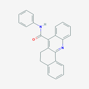 molecular formula C24H18N2O B389525 N-phenyl-5,6-dihydrobenzo[c]acridine-7-carboxamide 