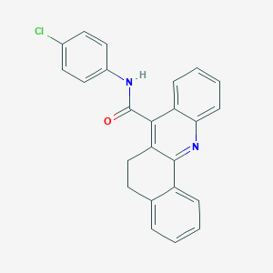 N-(4-chlorophenyl)-5,6-dihydrobenzo[c]acridine-7-carboxamide