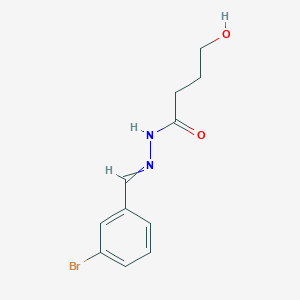 molecular formula C11H13BrN2O2 B389597 N'-(3-Bromobenzylidene)-4-hydroxybutanohydrazide CAS No. 305348-23-6