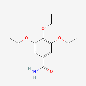 molecular formula C13H19NO4 B3896364 3,4,5-triethoxybenzamide 