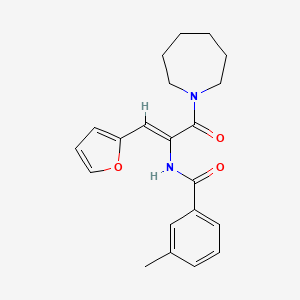 N-[1-(1-azepanylcarbonyl)-2-(2-furyl)vinyl]-3-methylbenzamide