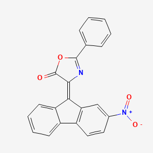 4-(2-nitro-9H-fluoren-9-ylidene)-2-phenyl-1,3-oxazol-5(4H)-one