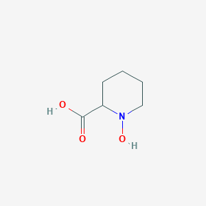 molecular formula C6H11NO3 B038966 1-Hydroxypiperidine-2-carboxylic acid CAS No. 115819-92-6