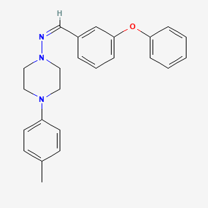 4-(4-methylphenyl)-N-(3-phenoxybenzylidene)-1-piperazinamine