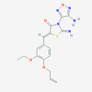 5-[4-(Allyloxy)-3-ethoxybenzylidene]-3-(4-amino-1,2,5-oxadiazol-3-yl)-2-imino-1,3-thiazolidin-4-one