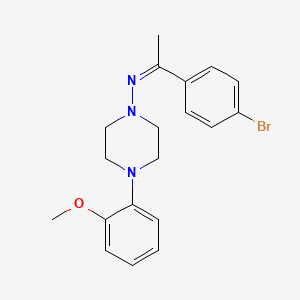 N-[1-(4-bromophenyl)ethylidene]-4-(2-methoxyphenyl)-1-piperazinamine