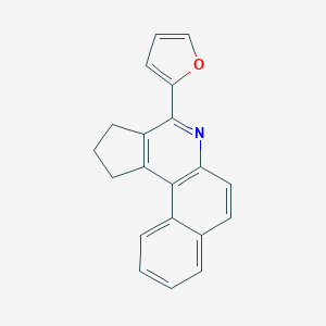molecular formula C20H15NO B389722 4-(2-Furyl)-2,3-dihydro-1H-benzo[f]cyclopenta[c]quinoline 
