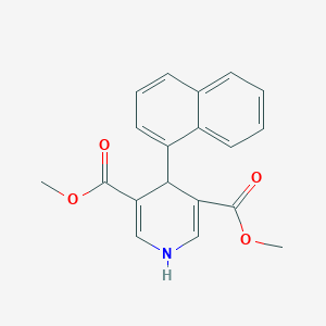 molecular formula C19H17NO4 B389724 Dimethyl 4-(1-naphthyl)-1,4-dihydropyridine-3,5-dicarboxylate 