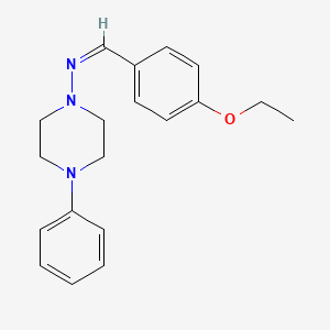 N-(4-ethoxybenzylidene)-4-phenyl-1-piperazinamine