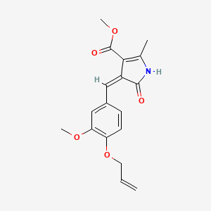 methyl 4-[4-(allyloxy)-3-methoxybenzylidene]-2-methyl-5-oxo-4,5-dihydro-1H-pyrrole-3-carboxylate