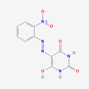 5-[2-(2-nitrophenyl)hydrazinylidene]pyrimidine-2,4,6(1H,3H,5H)-trione