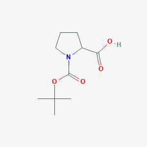 molecular formula C10H17NO4 B389737 N-Boc-D-脯氨酸 CAS No. 37784-17-1