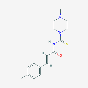 N-(4-Methyl-piperazine-1-carbothioyl)-3-p-tolyl-acrylamide