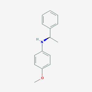 molecular formula C15H17NO B389756 (R)-N-(p-Anisyl)-alpha-methylbenzylamine 