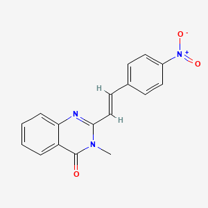 3-methyl-2-[2-(4-nitrophenyl)vinyl]-4(3H)-quinazolinone