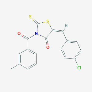 5-(4-Chlorobenzylidene)-3-(3-methylbenzoyl)-2-thioxo-1,3-thiazolidin-4-one
