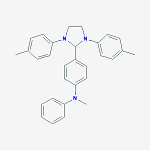 N-{4-[1,3-bis(4-methylphenyl)-2-imidazolidinyl]phenyl}-N-methyl-N-phenylamine