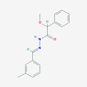 2-methoxy-N'-(3-methylbenzylidene)-2-phenylacetohydrazide